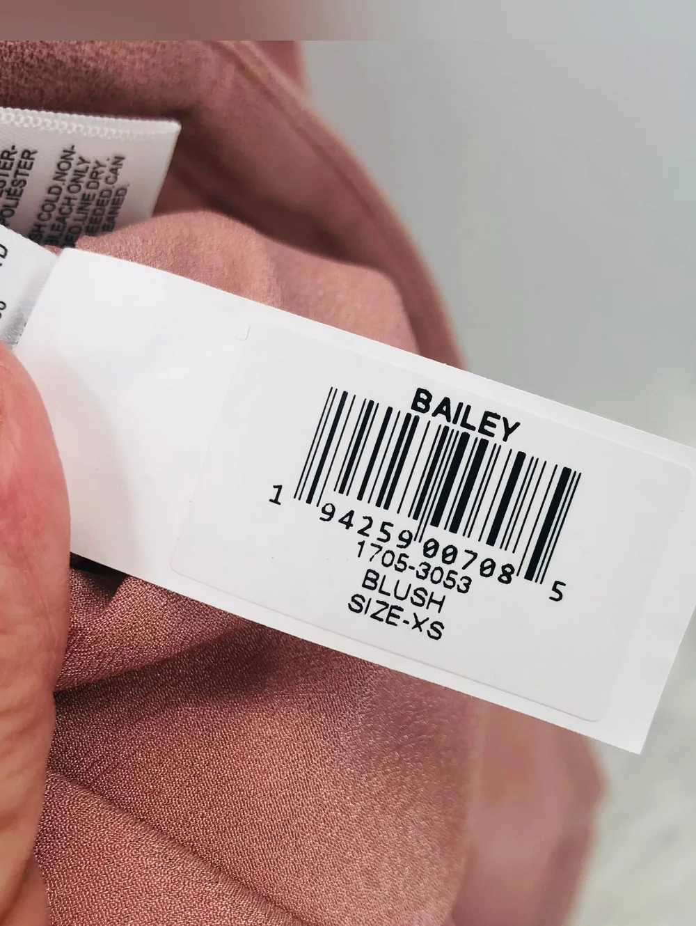 Dress the Population Off-Shoulder Midi Dress In Blush, Sz XS